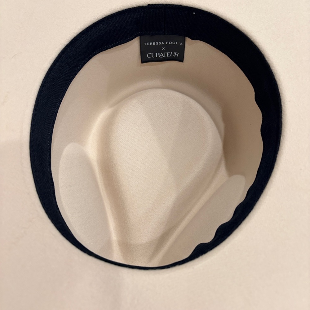 NEW Boho Felt Fedora Hat 
Teressa Foglier x CURATEUR/Rachel Zoe - Picture 4 of 5